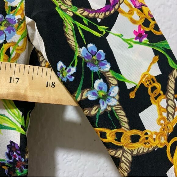 Juicy Couture Silk Dress With Floral Pattern size 4 - Picture 10 of 13